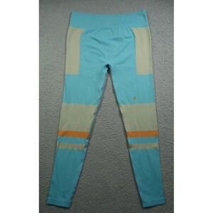 Cotopaxi Leggings Womens Size M Blue Stripes Debajo Seamless Baselayer Tight NWT